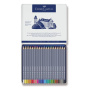 náhled Pastelky akvarelové Faber-Castell Goldfaber Aqua v pelchové krabičce 24 barev