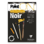 náhled Blok A4 kreslící PaintOn Black 250g 30 listů