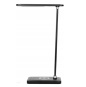 náhled Stolní lampa Isiyo, hliník+ABS, černá, 390lm,3 druhy svícení, IP20, bezdrdrátov