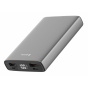 náhled Power Bank SWISSTEN ALUMINUM 10000mAh microUSB, 2x USB-A, USB-C, šedá