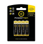 náhled Baterie AAA alkalická 1.5V Powerton pack 4ks