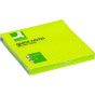 náhled Samolepicí bloček Q-Connect 75 x 75 mm neonově zelený