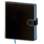 náhled Zápisník Flip A5 tečkovaný - modro/bílá