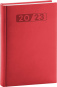 náhled Denní diář Aprint 2023, červený, 15 × 21 cm