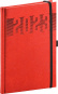 náhled Týdenní diář Silhouette 2023, červený, 15 × 21 cm