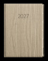 náhled Diář 2027 týdenní A5 Oskar-wood světle hnědý