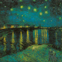 náhled NOTIQUE Poznámkový kalendář Vincent van Gogh 2025, 30 x 30 cm