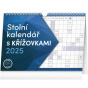 náhled NOTIQUE Stolní kalendář s křížovkami s háčkem 2025, 30 x 21 cm