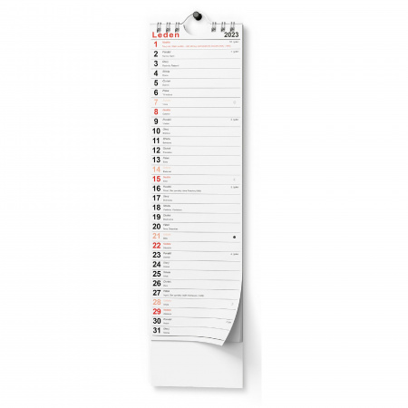 detail Kalendář nástěnný Kravata pracovní/PP