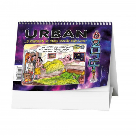 detail Kalendář stolní Urban - S Pivrncem ve stavu beztíže každý den