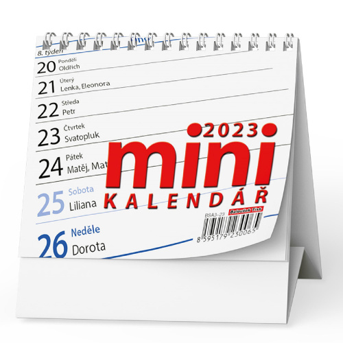 Kalendář stolní Mini
