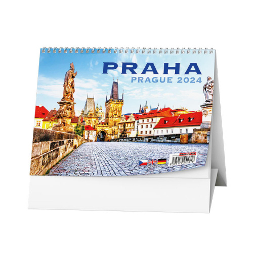 Kalendář stolní Praha
