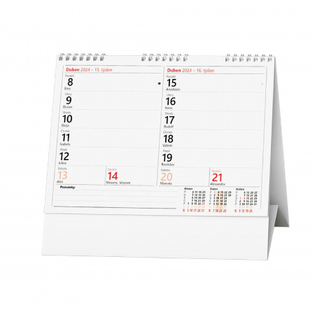detail Kalendář stolní pracovní čtrnáctidenní
