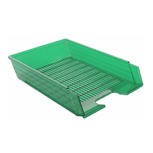Zásuvka PVC transparentní zelená/na objednávku
