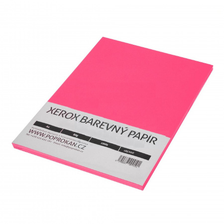 detail Papír barevný A4 80g neon růžový 100ls