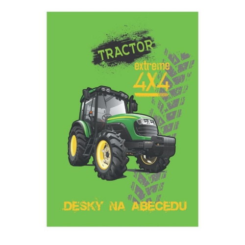 Desky na písmenka Traktor