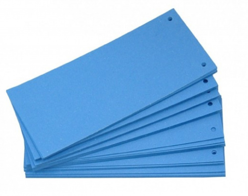 Rozlišovač papírový 50ks modrý