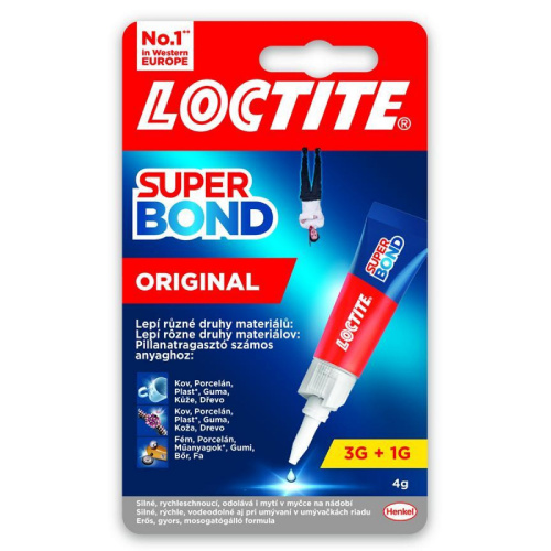 Lepidlo vteřinové Loctite Super Bond Original