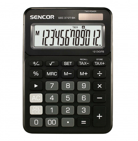 detail Kalkulačka Sencor SEC 372T černá