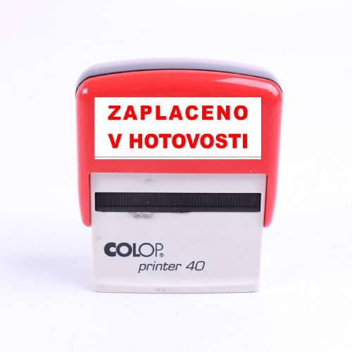 Razítko Colop Printer 20/L ZAPLACENO V HOTOVOSTI