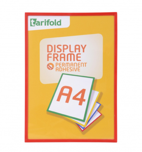 Kapsy magnetické A4 Tarifold Display Frame červená