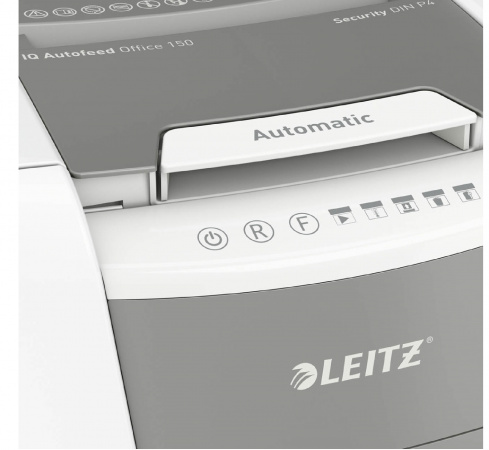 detail Leitz skartovací stroj IQ AutoFeed 150 P4