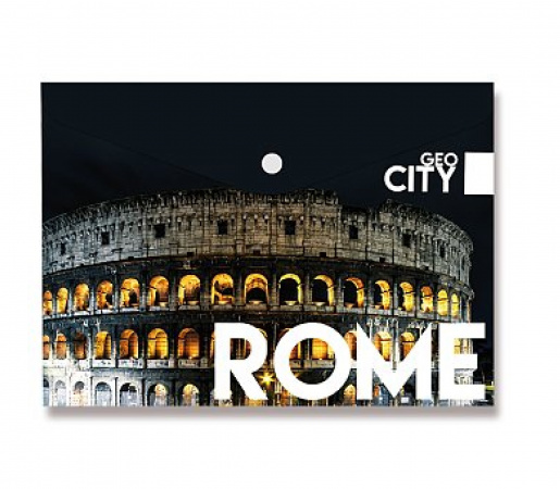 detail Desky A4 s drukem Geo City Řím