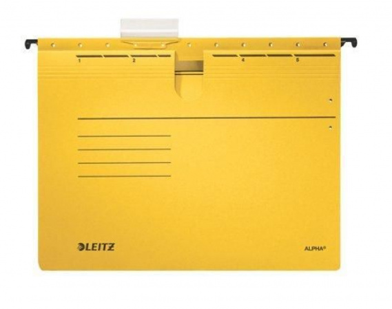 detail Závěsné desky LEITZ Alpha/rychlovazač žlutá /posledn kusy skladem