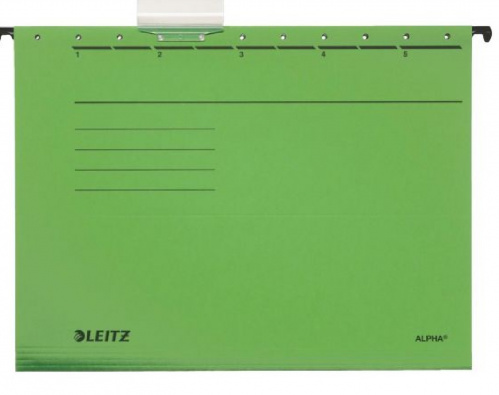 Závěsné desky LEITZ Alpha/rychlovazač zelená