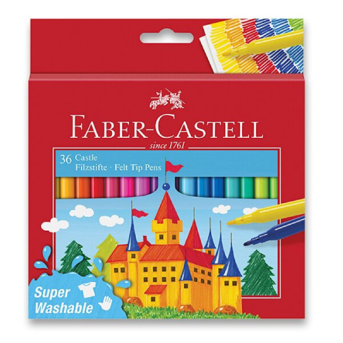 Fixy kulaté Faber-Castell 36 ks