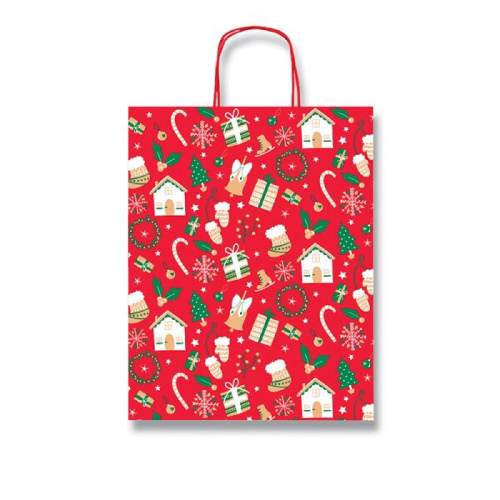 Dárková taška vánoční Fantasia Christmas 26x12x34,5cm