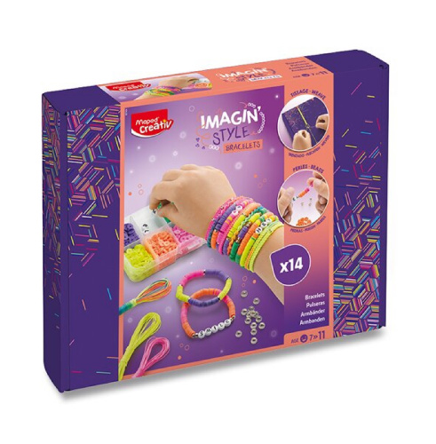 Kreativní sada Maped Imagin Style Bracelets Neon/na objednání