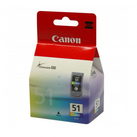 detail Cartridge Canon CL-51 (barevná)