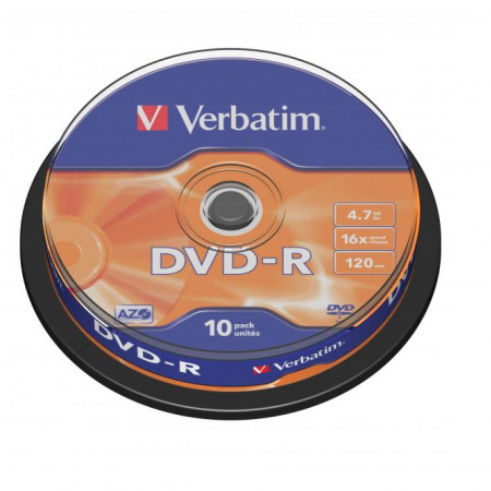 detail DVD-R Verbatim 10ks