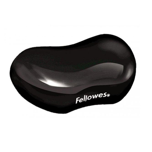 Podložka pod myš CRYSTAL Fellowes ergonomická gelová černá