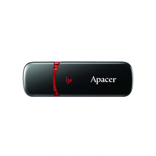 USB Apacer flash disk, 2.0, 16GB, AH333, černý, AP16GAH333B-1, s krytkou