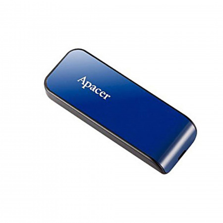 detail USB Apacer flash disk, 2.0, 32GB, AH334, modrý, AP32GAH334U-1, s výsuvným konek