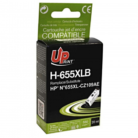 detail Cartridge HP 655 UPrint (černá)