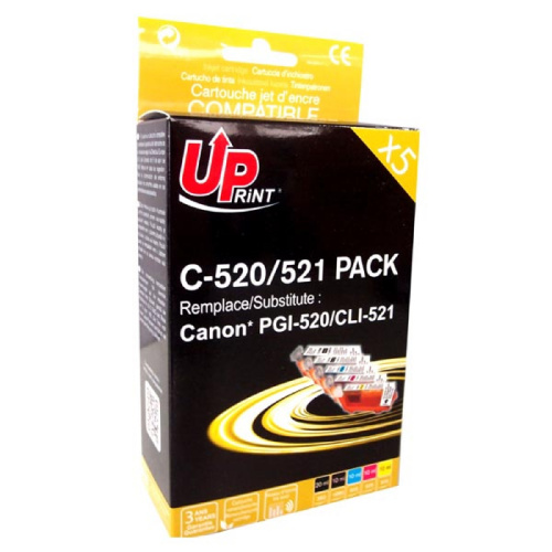 Cartridge Canon CLI521 UPrint Multipack (barva + černá)