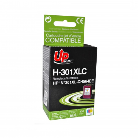 detail Cartridge HP 301 XL UPrint (barevná)