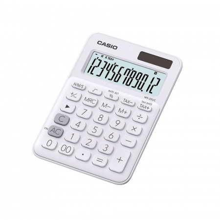 detail Kalkulačka Casio MS 20 UC WE 12 míst bílá /na objednání