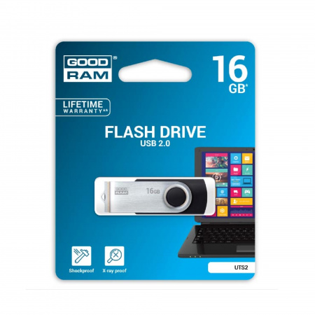 detail USB Flash disk 16GB Goodram černý