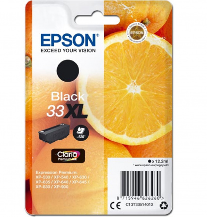 detail Cartridge Epson T 33 XL 12.2ml černá