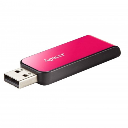 detail USB flash disk Apacer USB 2.0, 32GB, AH334, růžový