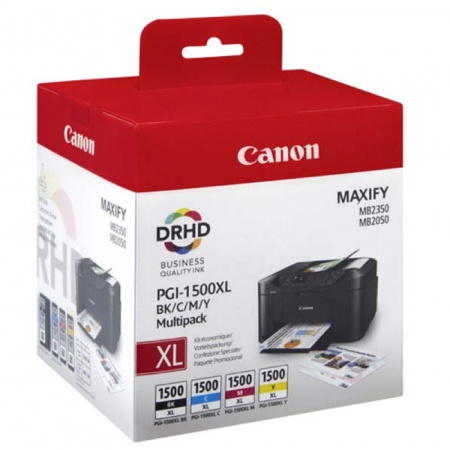 detail Cartridge Canon PGI 1500XL BK multipack černá, barevná