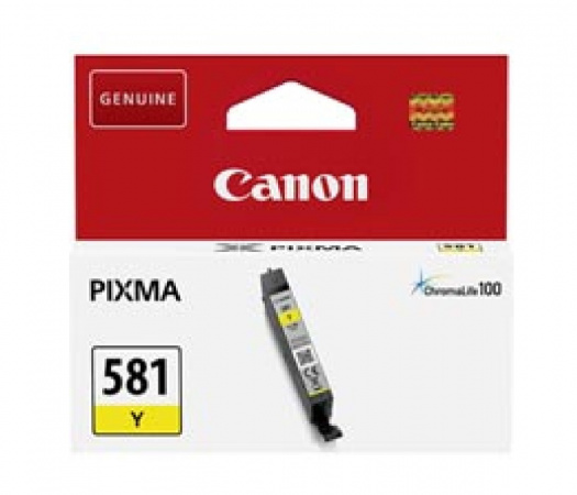 detail Cartridge Canon CLI581 Y (žlutá)
