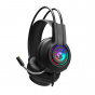 náhled Sluchátka s mikrofonem Marvo HG8935, ovládání hlasitosti, černá, podsvícená, US