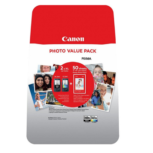 Cartridge Canon PG-560XL/CL-561XL multipack černá+ barevná