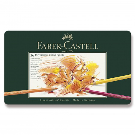 detail Pastelky umělecké Polychromos Faber-Castell 36ks