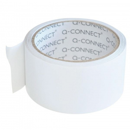 detail Oboutranná lepicí páska Q-Connect - bílá, 50mmx10m